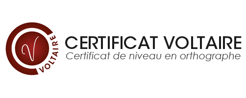 Logo certification Voltaire